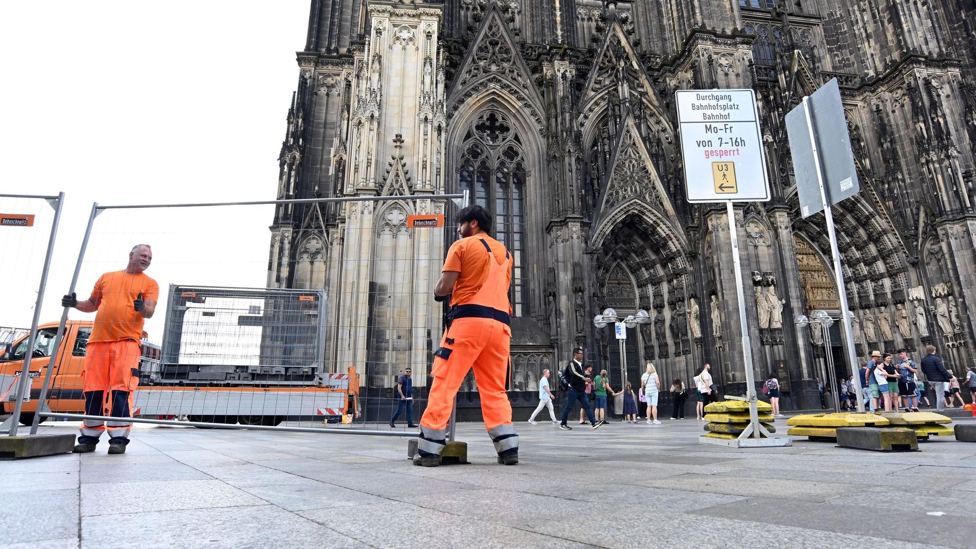 Teile der Domplatte waren im Vorjahr wegen Arbeiten am Nordturm gesperrt.