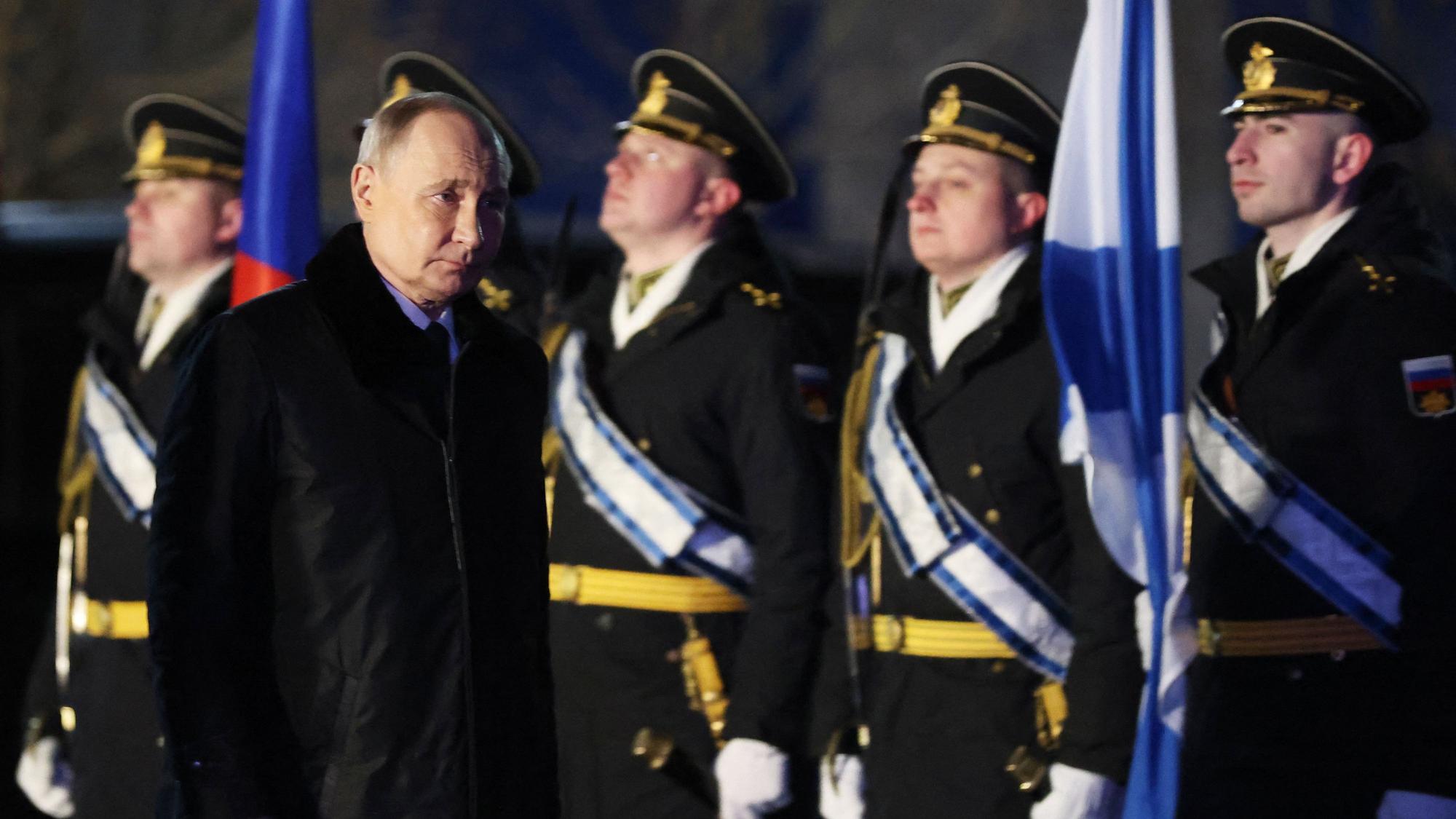 Wladimir Putin bei seinem Besuch in der Hafenstadt Murmansk. (Archivbild)