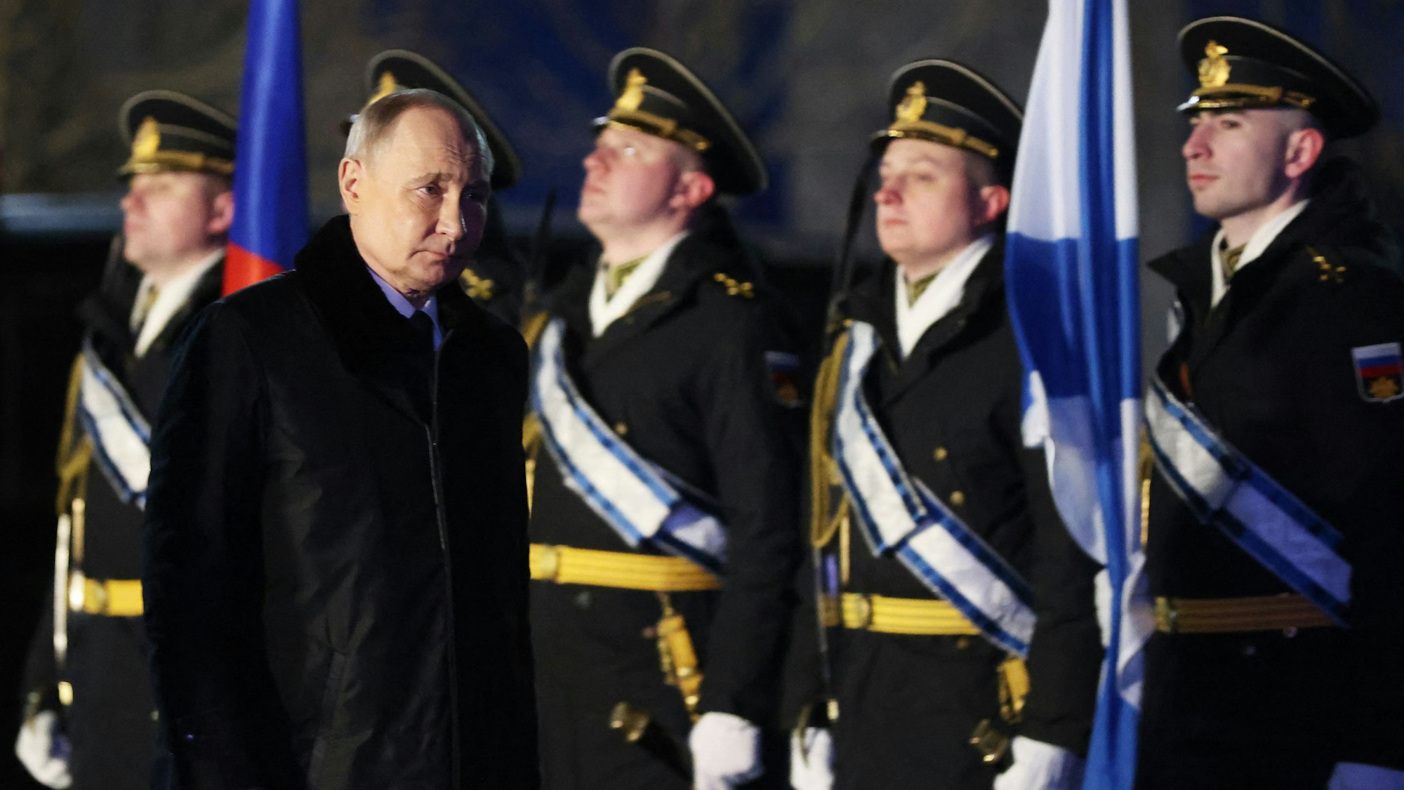 Wladimir Putin bei seinem Besuch in der Hafenstadt Murmansk. (Archivbild)