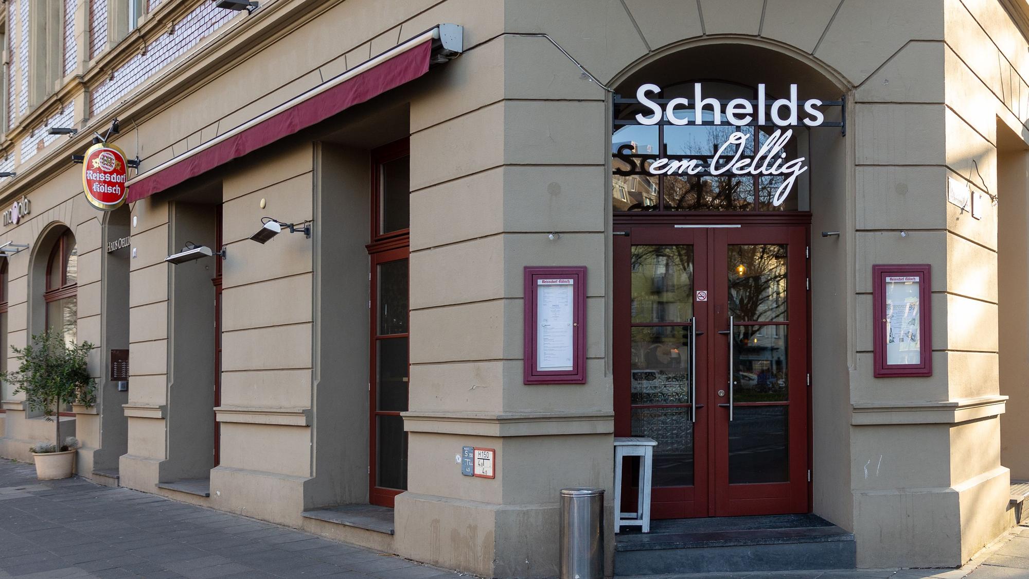 Der Eingang zum Schelds em Oellig. Hier wird feinbürgerlich gekocht. (Archivbild)