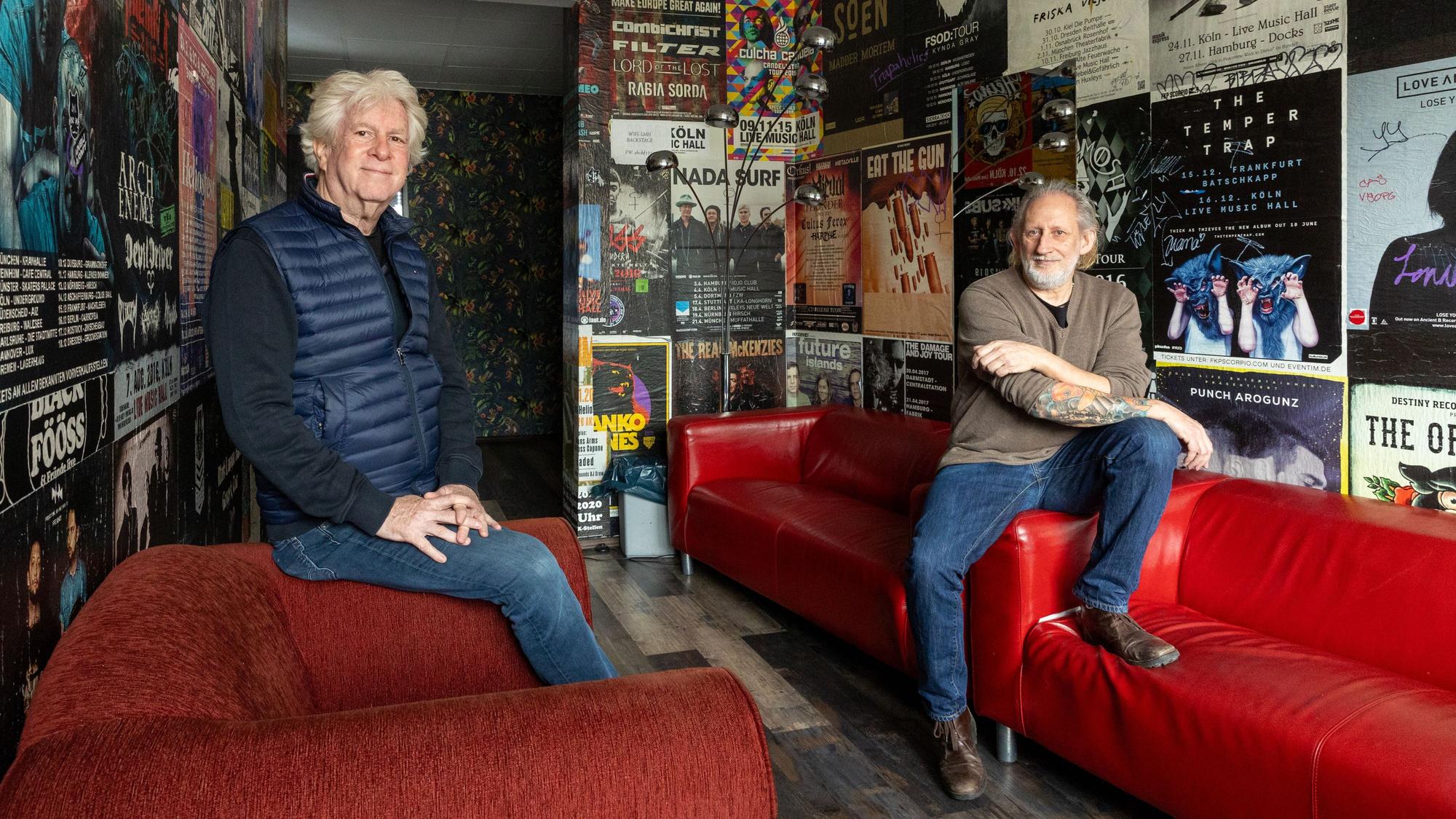 Backstage der Live Music Hall: Was hier passiert, bleibt in der Regel auch dort. Durch diesen Bereich sind schon alle möglichen Künstler marschiert.