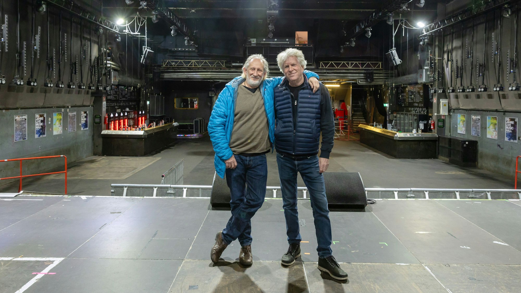 Georg Schmitz-Behrenz und Micki Pick auf der Bühne