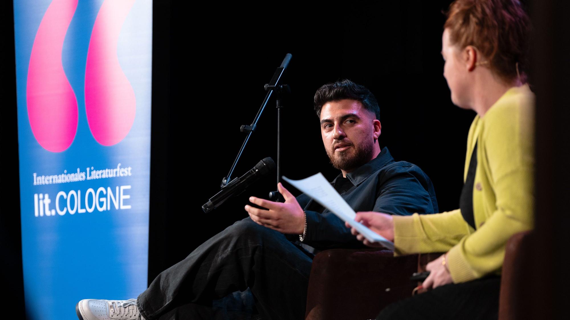 Tahsim Durgun bei der lit.Cologne
