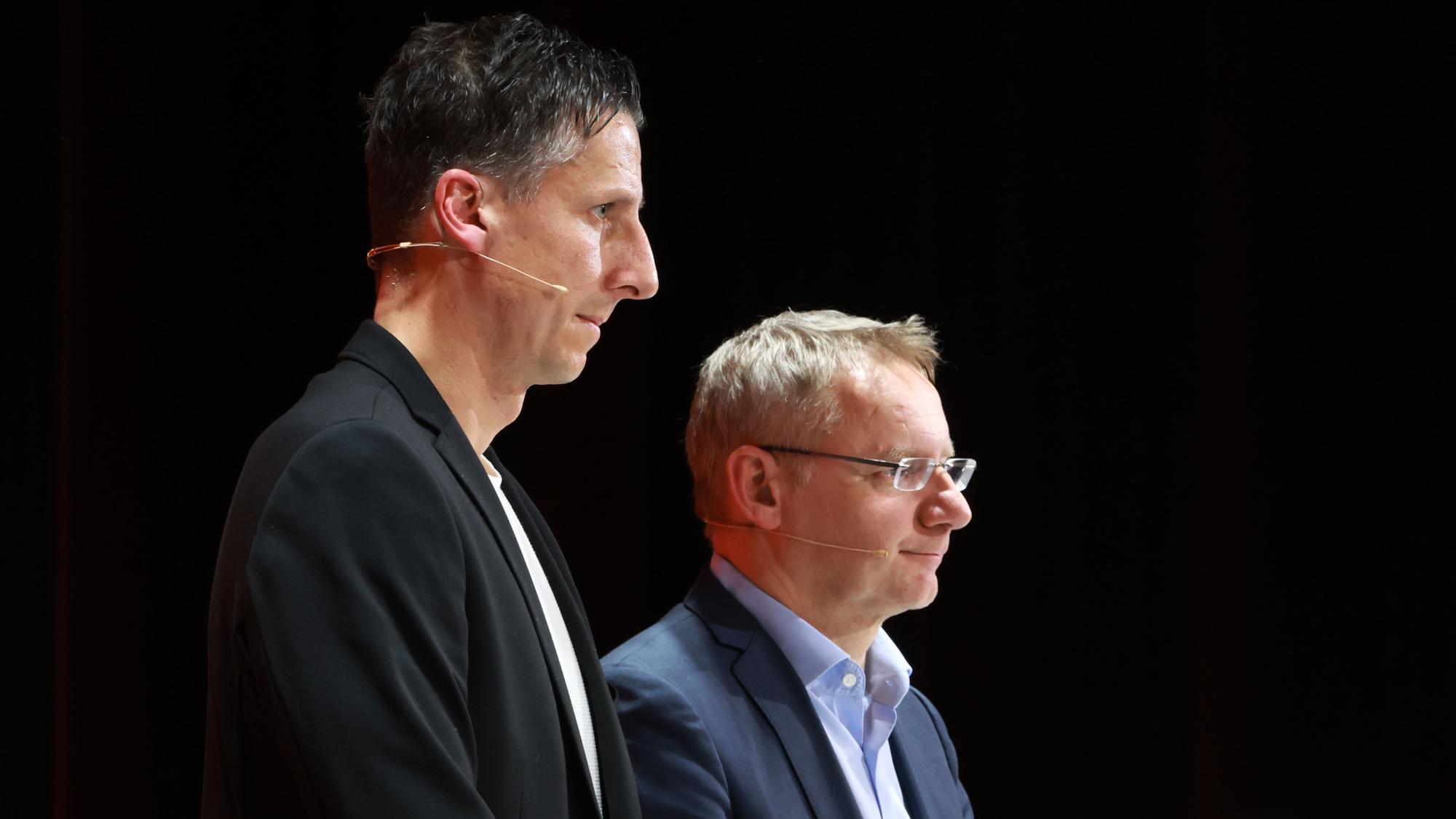 Christian Keller und Vizepräsident Eckhard Sauren