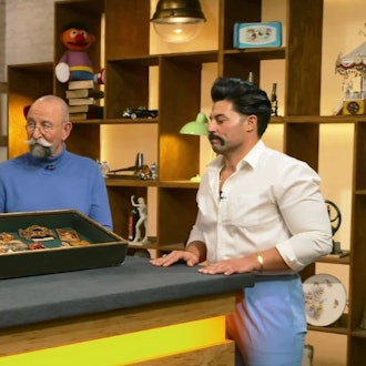 Tahsin Gögtepe (v.r.) mit Horst Lichter und Detlev Kümmel bei „Bares für Rares“.