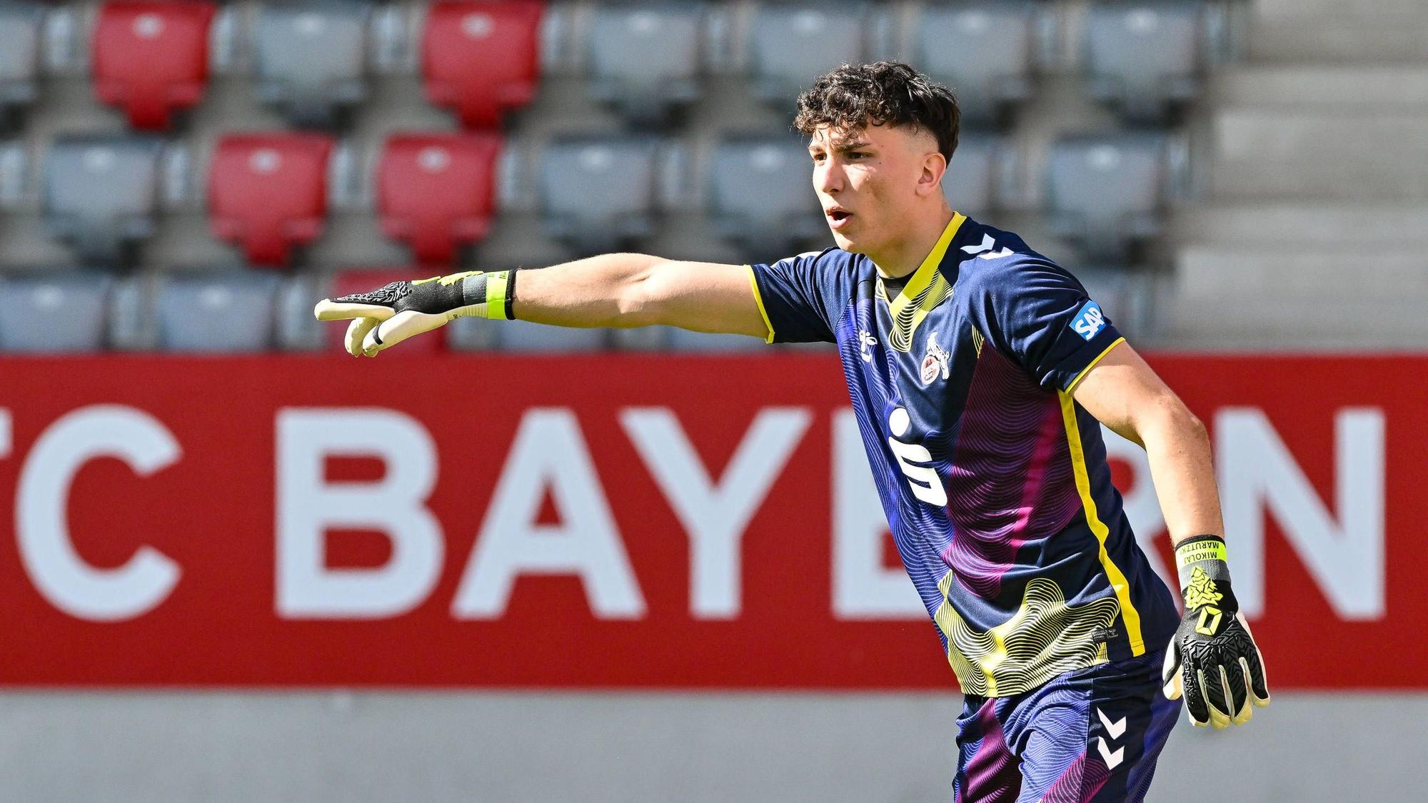 DFB U19-Nachwuchsliga Hauptrunde: FC Bayern München U19 - 1. FC Köln U19 09.03.2025 im Bild Mikolaj MARUTZKI 1. FC Kolen U19 12 / Einzelfoto / Freisteller / A-Junioren Bundesliga: FC Bayern Muenchen U19 - 1. FC Koeln U19, FC Bayern Campus am 09.03.2025 *** DFB U19 Junior League main round FC Bayern München U19 1 FC Köln U19 09 03 2025 in the picture Mikolaj MARUTZKI 1 FC Kolen U19 12 single photo free plate A Junior Bundesliga FC Bayern Muenchen U19 1 FC Koeln U19, FC Bayern Campus on 09 03 2025 Copyright: xBEAUTIFULxSPORTS/Goldbergx