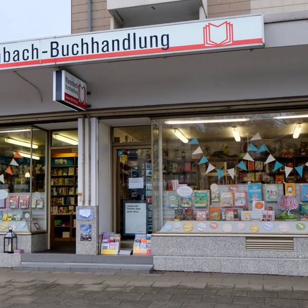 Die Klarenbach-Buchhandlung von außen.