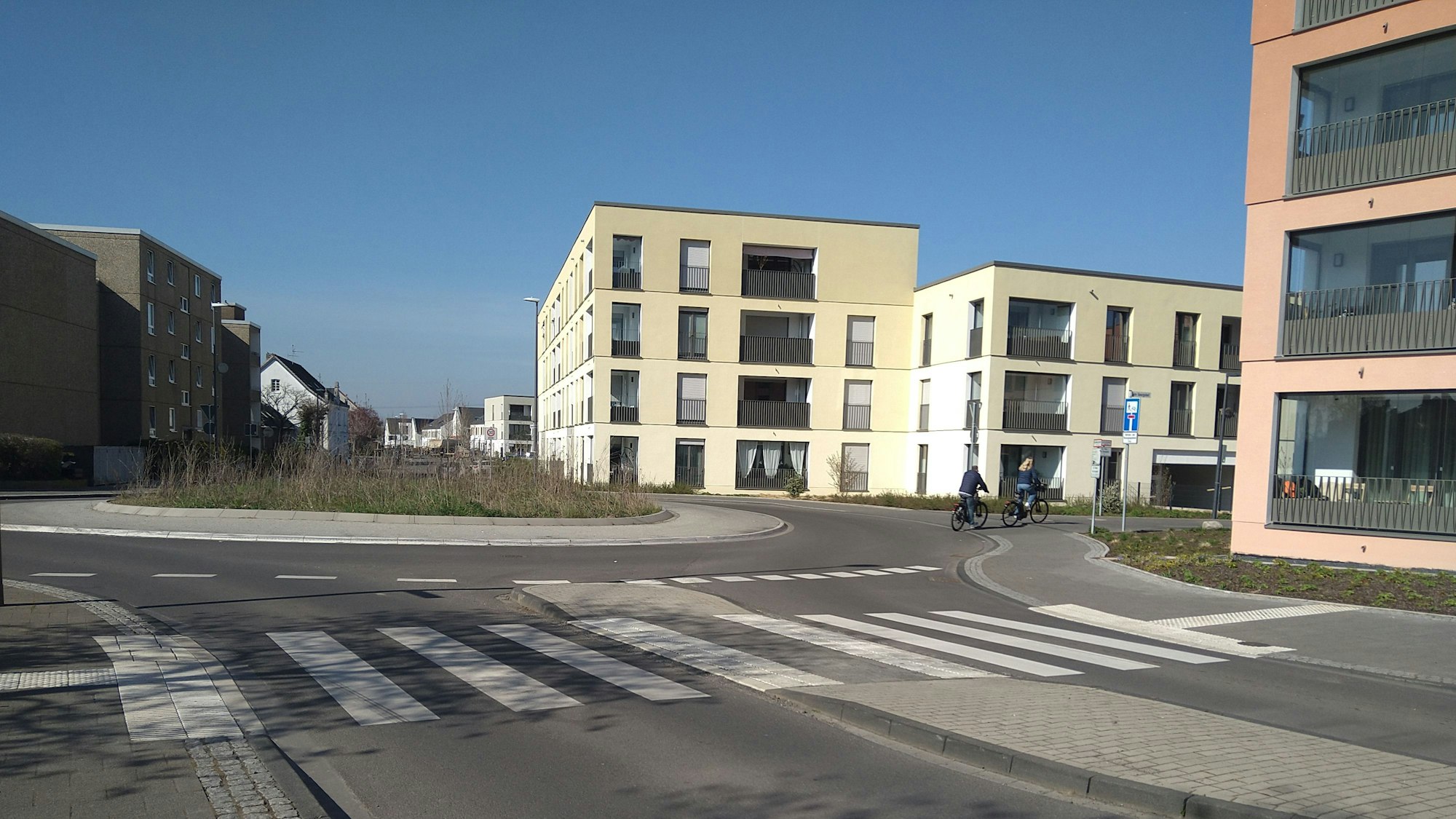 Auch die Mehrfamilienhäuser im Merianshof sind inzwischen fertiggestellt.