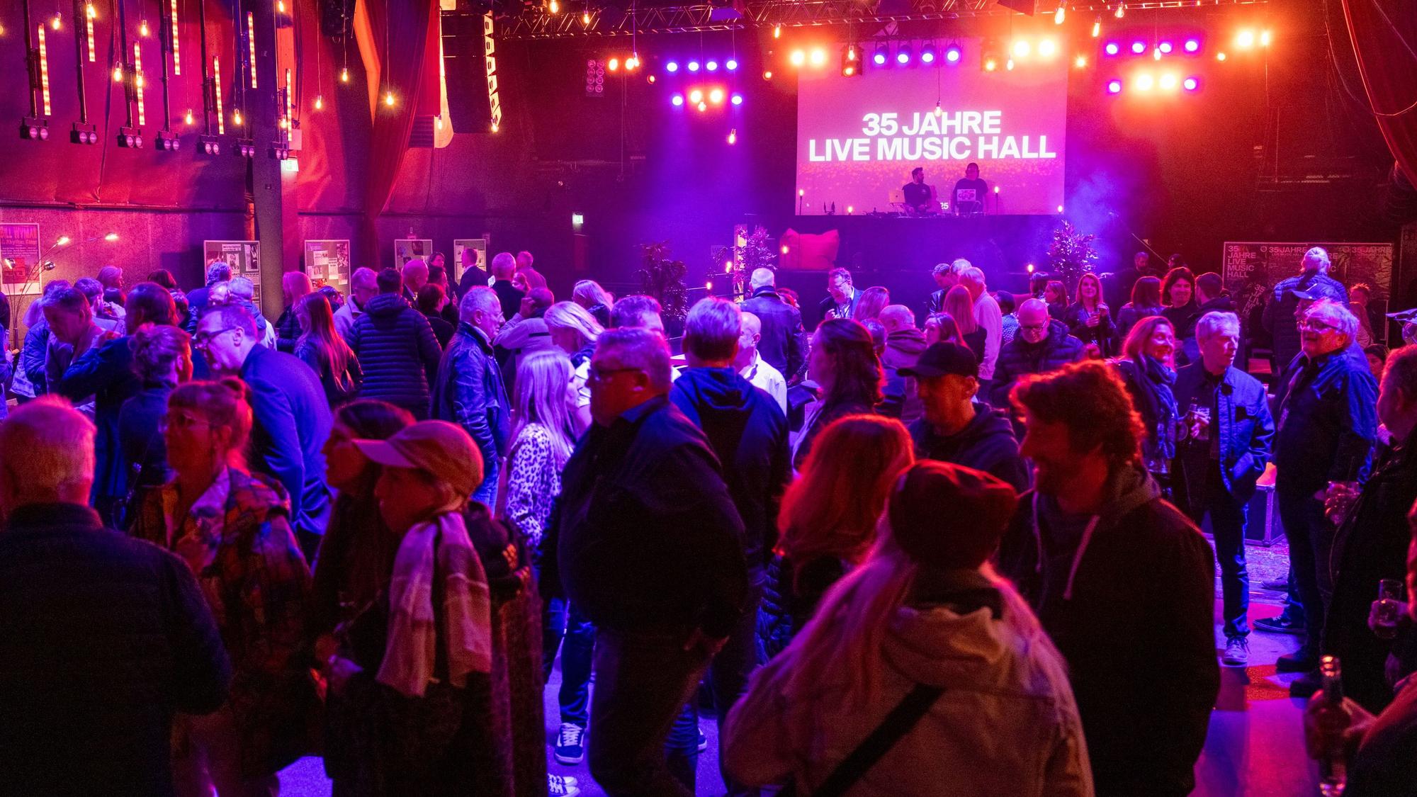 Feier zum 35. Jubiläum der Live Music Hall.
