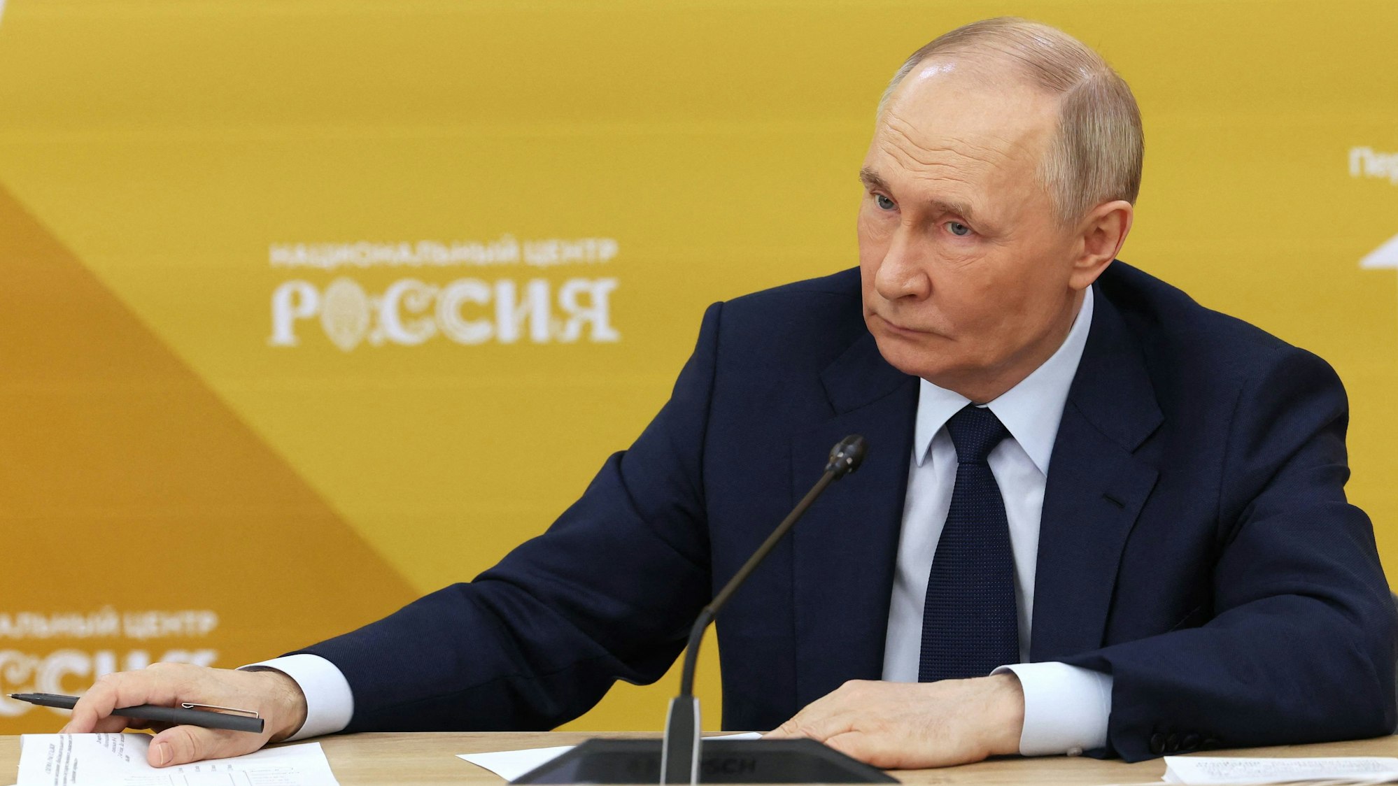 Kremlchef Wladimir Putin will die ukrainische Regierung stürzen. (Archivbild)