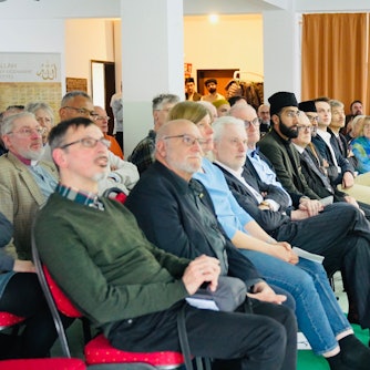 Impressionen vom Empfang der Ahmadiyya-Gemeinde anlässlich des Ramadan in ihrer Moschee in Niehl.