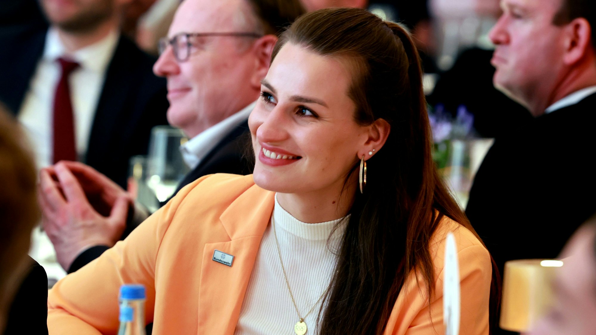 Kölsche SportNacht, Wir ehren die Besten!, Empfang im Dachsalon mit der Verleihung der Großen Sportplakette der Stadt Köln und Gala mit Ehrung von Kölns Sportlerin, Sportler und Team 2024, sowie
der Person des Kölner Sports und
des/der Nachwuchssportler und Nachwuchssportlerinnen 2024, 29.03.2025,
Sportlerin des Jahres, Judoka Anna-Maria Wagner, Bild: Herbert Bucco