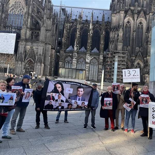Mahnwache für inhaftierte Bürgermeister in der Türkei