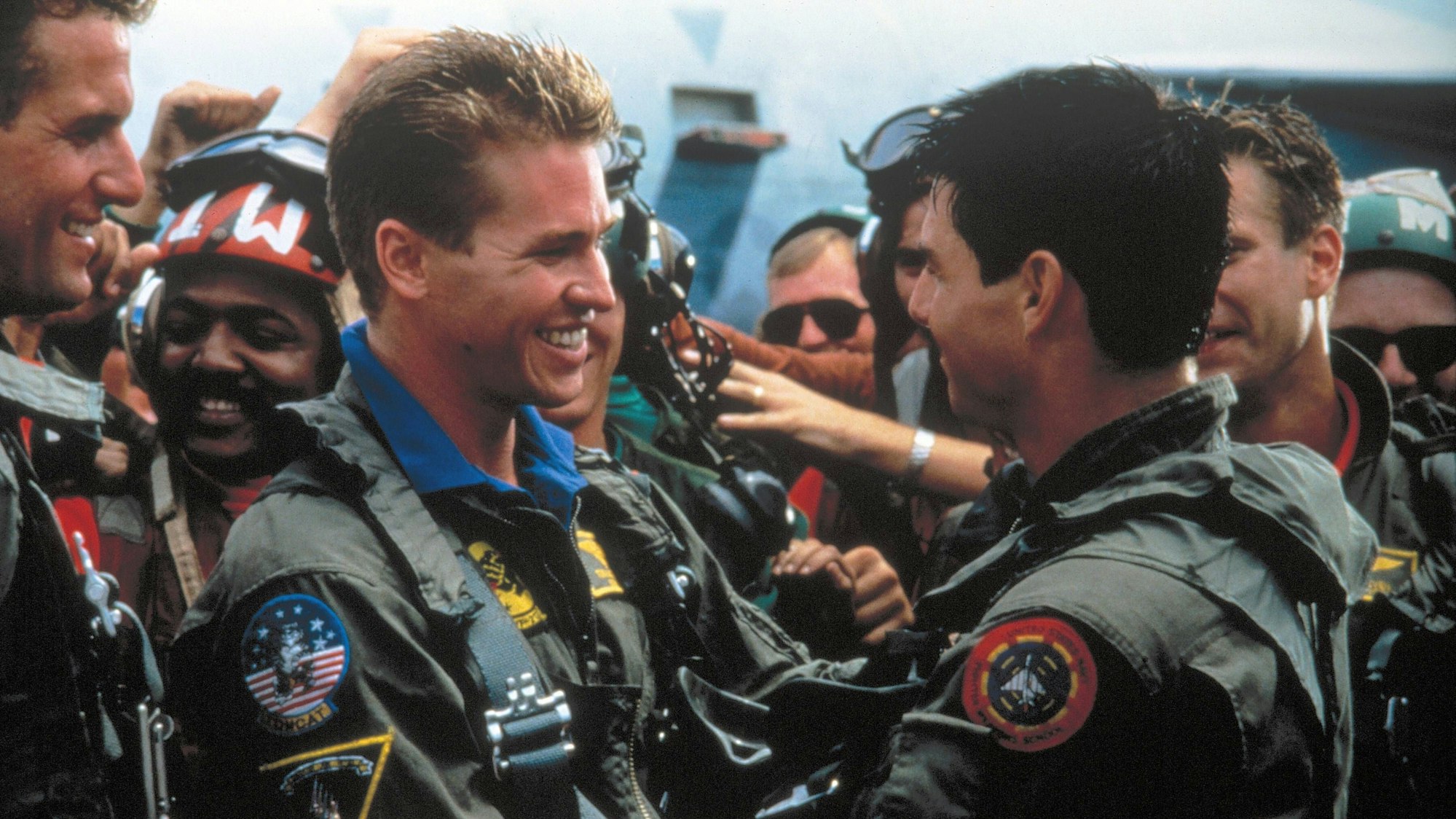 Val Kilmer zusammen mit Tom Cruise in „Top Gun“. (Archivbild)