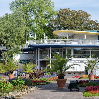 Das Parkcafé im Rheinpark (Archivbild)