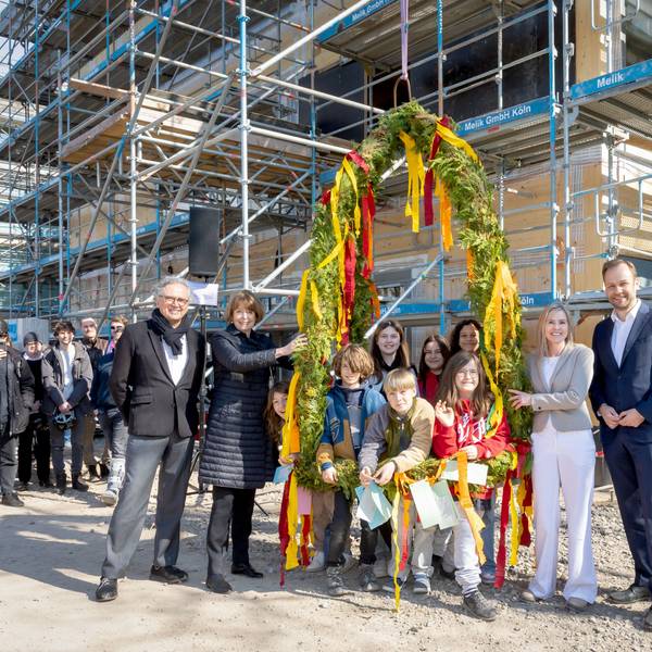 Richtfest Gesamtschule Ossendorf