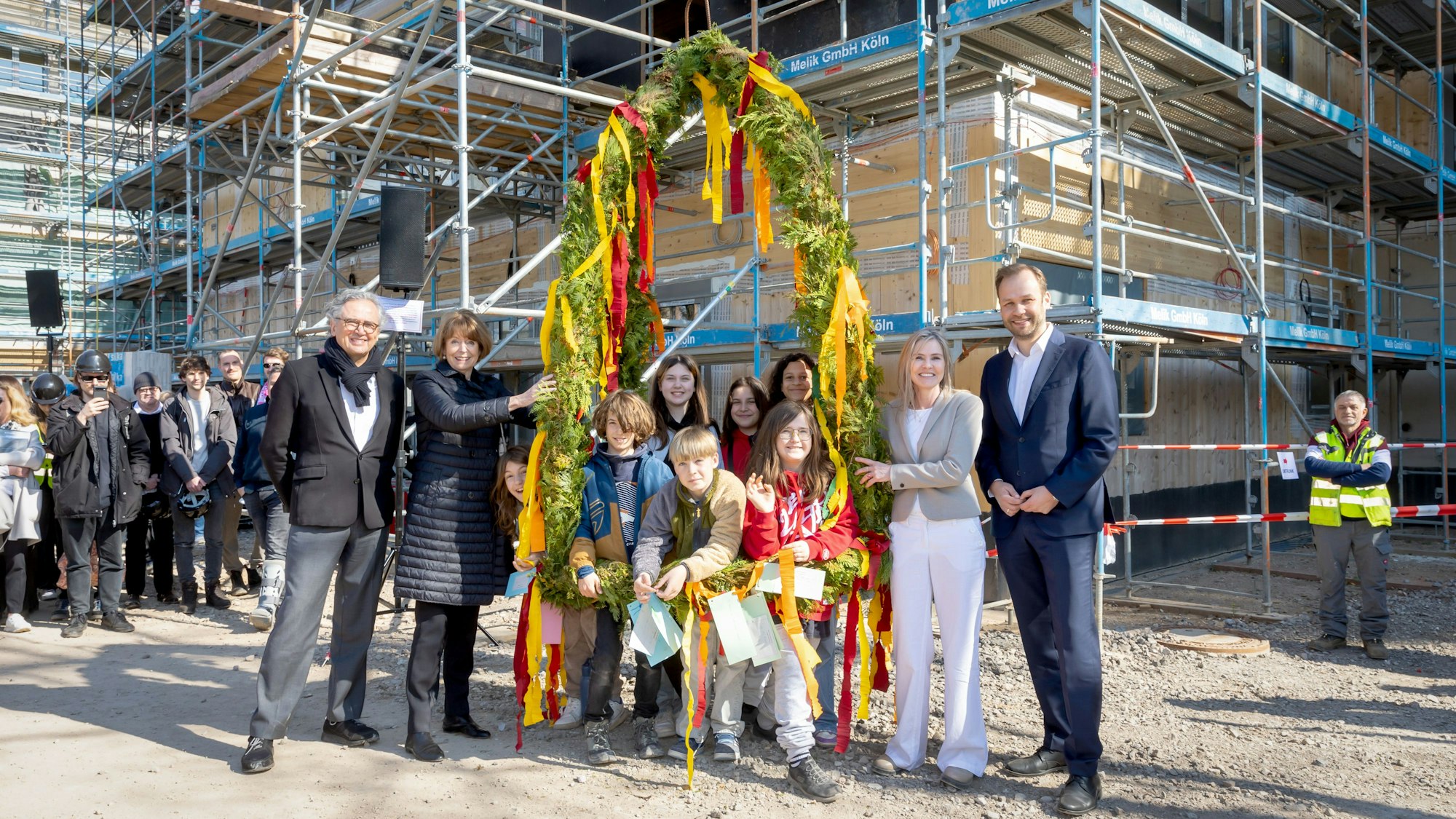 Richtfest Gesamtschule Ossendorf