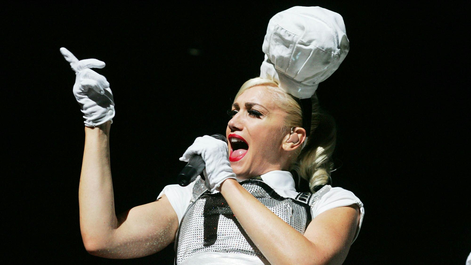 Das Bild zeigt Gwen Stefani am 15.09.2007 bei ihrem Auftritt in der Kölnarena.