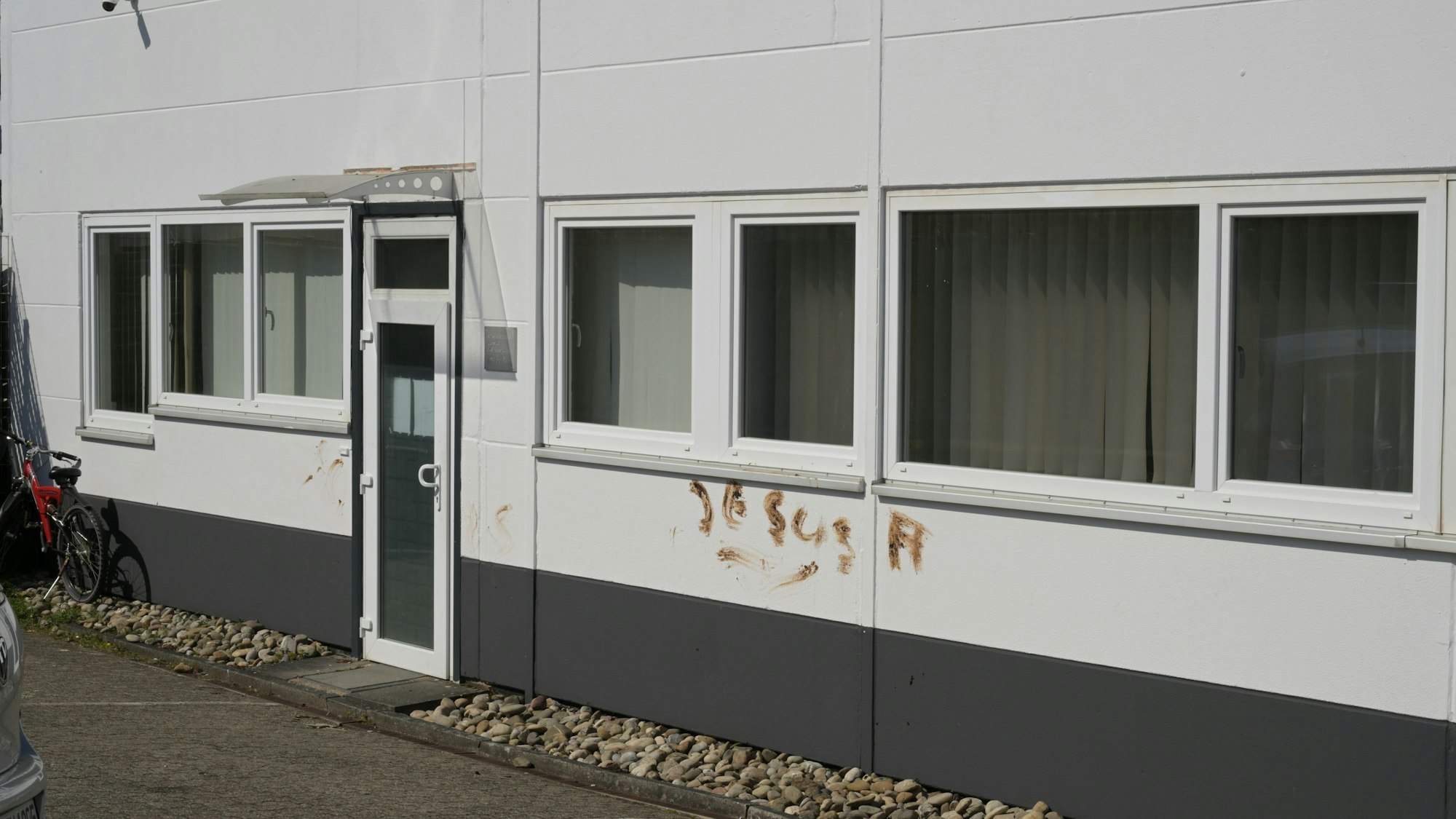 Die Moschee in Heidkamp ist auf dem Foto zu sehen