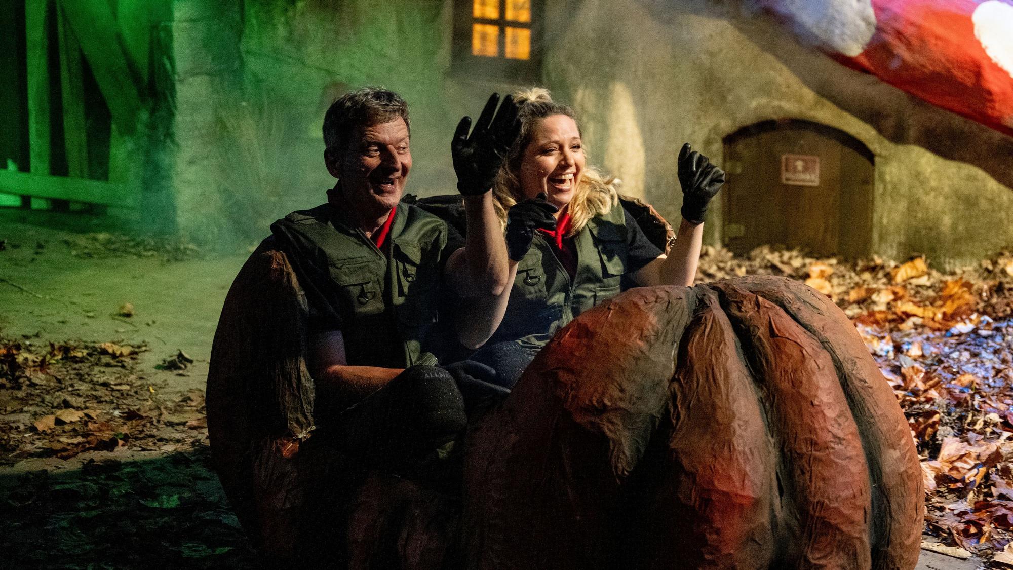 Teilnehmer der Show: Michael Kessler und Caroline Frier.