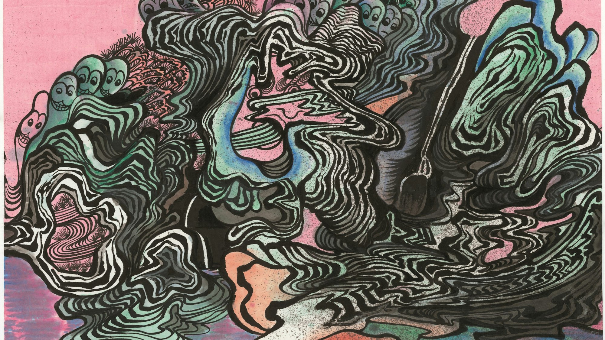 Ein buntes Durcheinander.