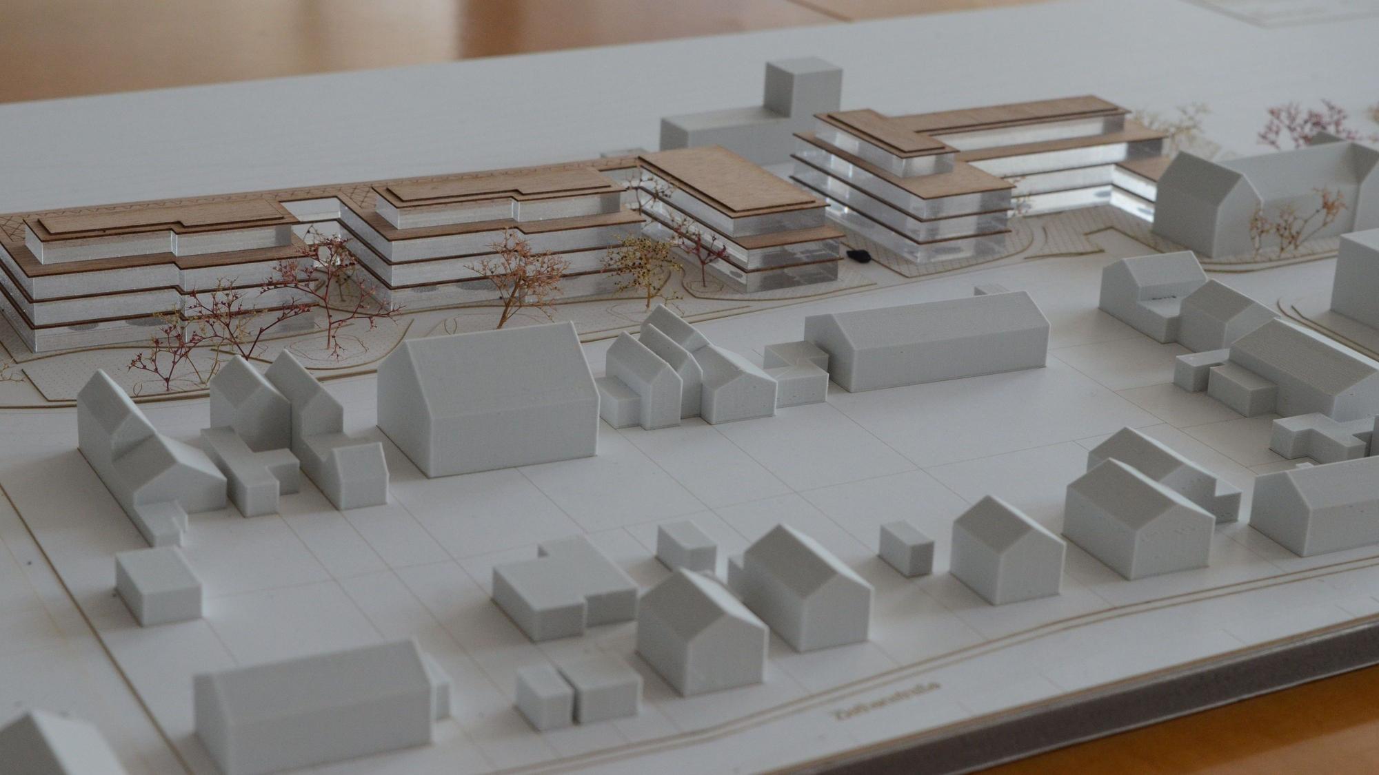 Troisdorf Troisdorf, für das Gelände der alten Bahnschule in Oberlar liegen Pläne zur Nachnutzung vor; das alte Backsteingebäude wird in das Neubau-Quartier integriert