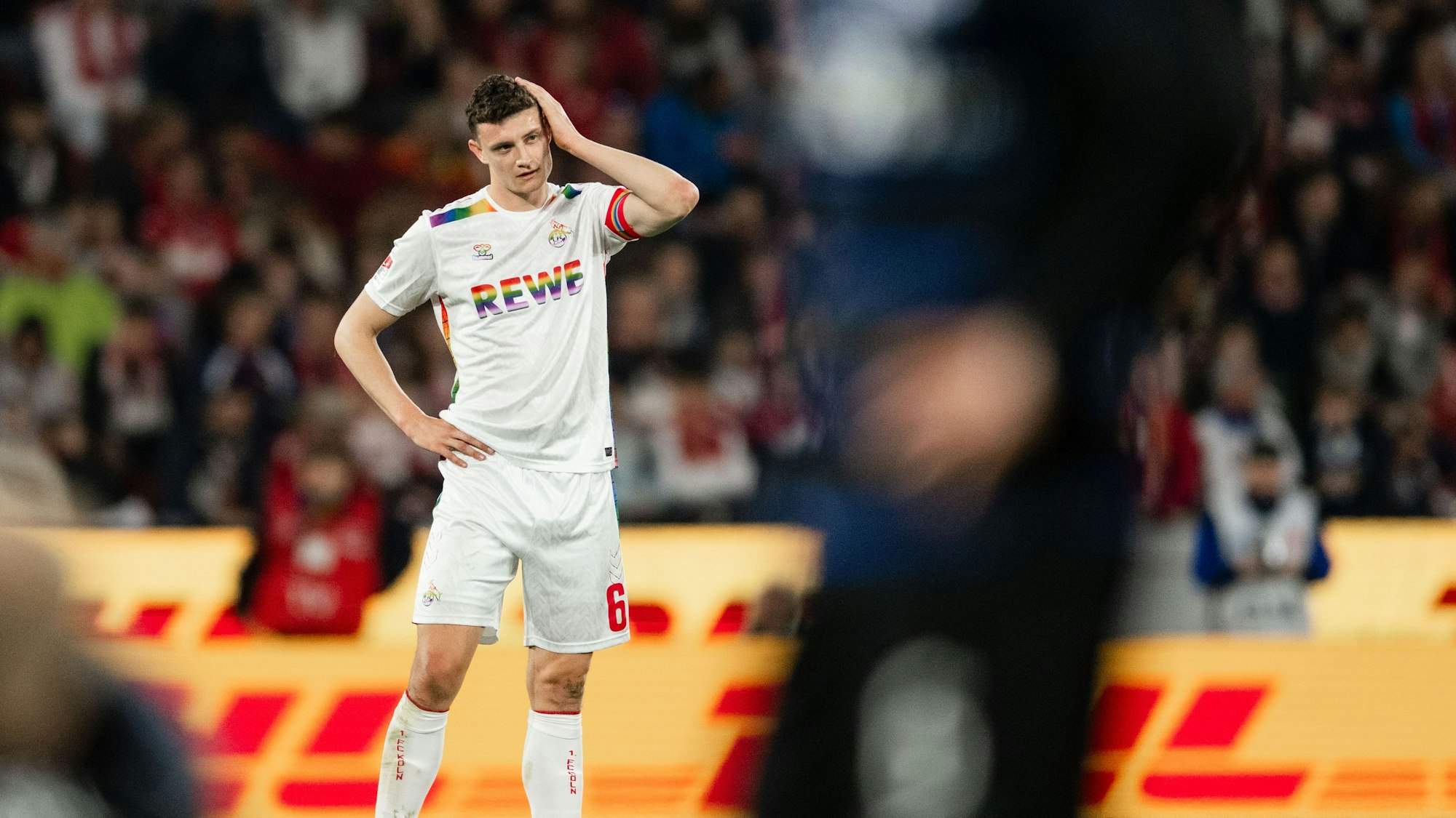 Eric Martel während der Partie.