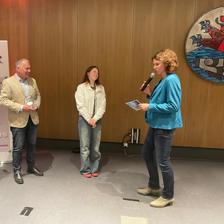 Leicht verspätet, aber glücklich: Polina Stepanchenko ist Leichlingens Jugendsportlerin des Jahres.