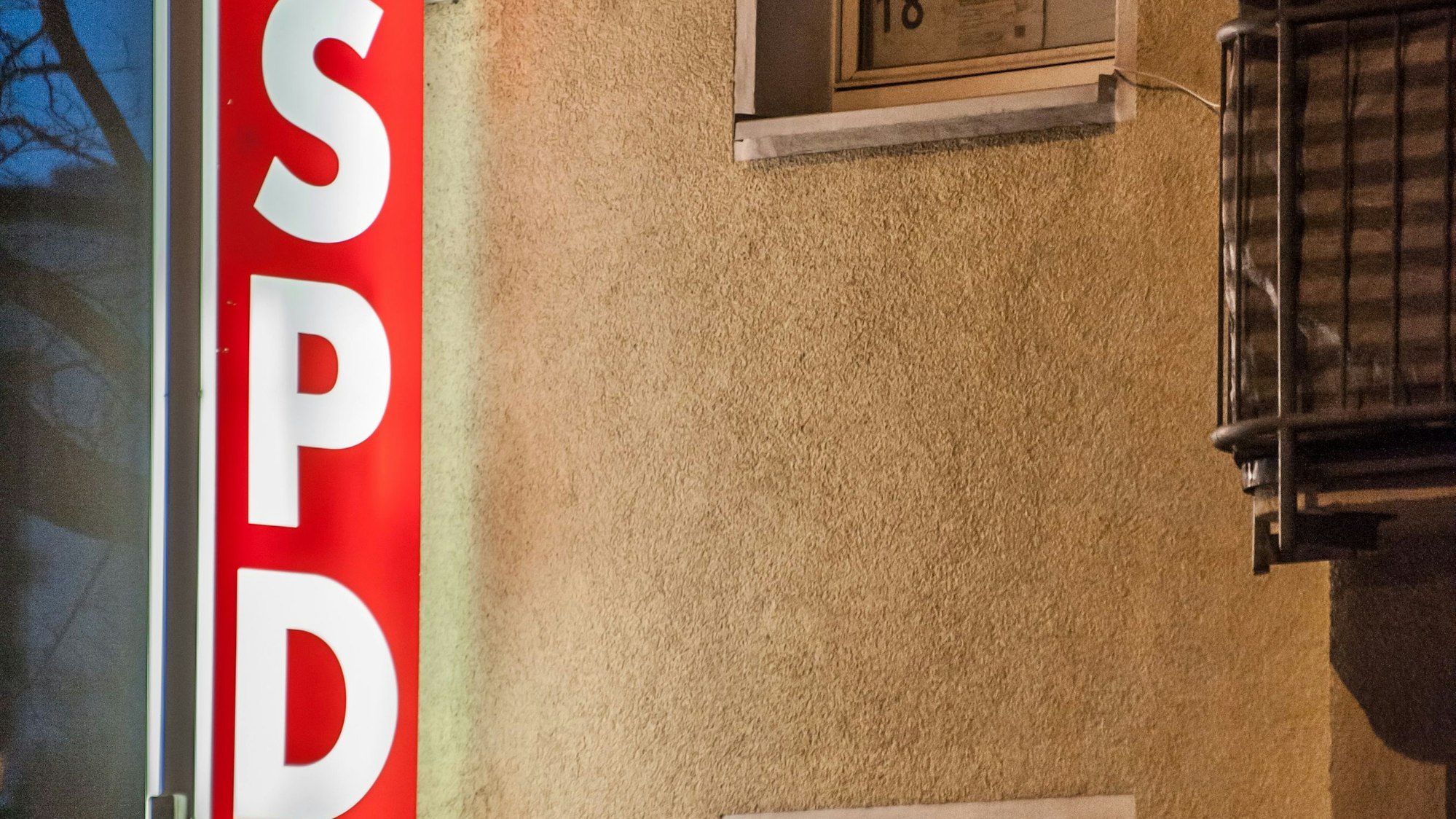 Das SPD-Parteibüro an der Dhünnstraße