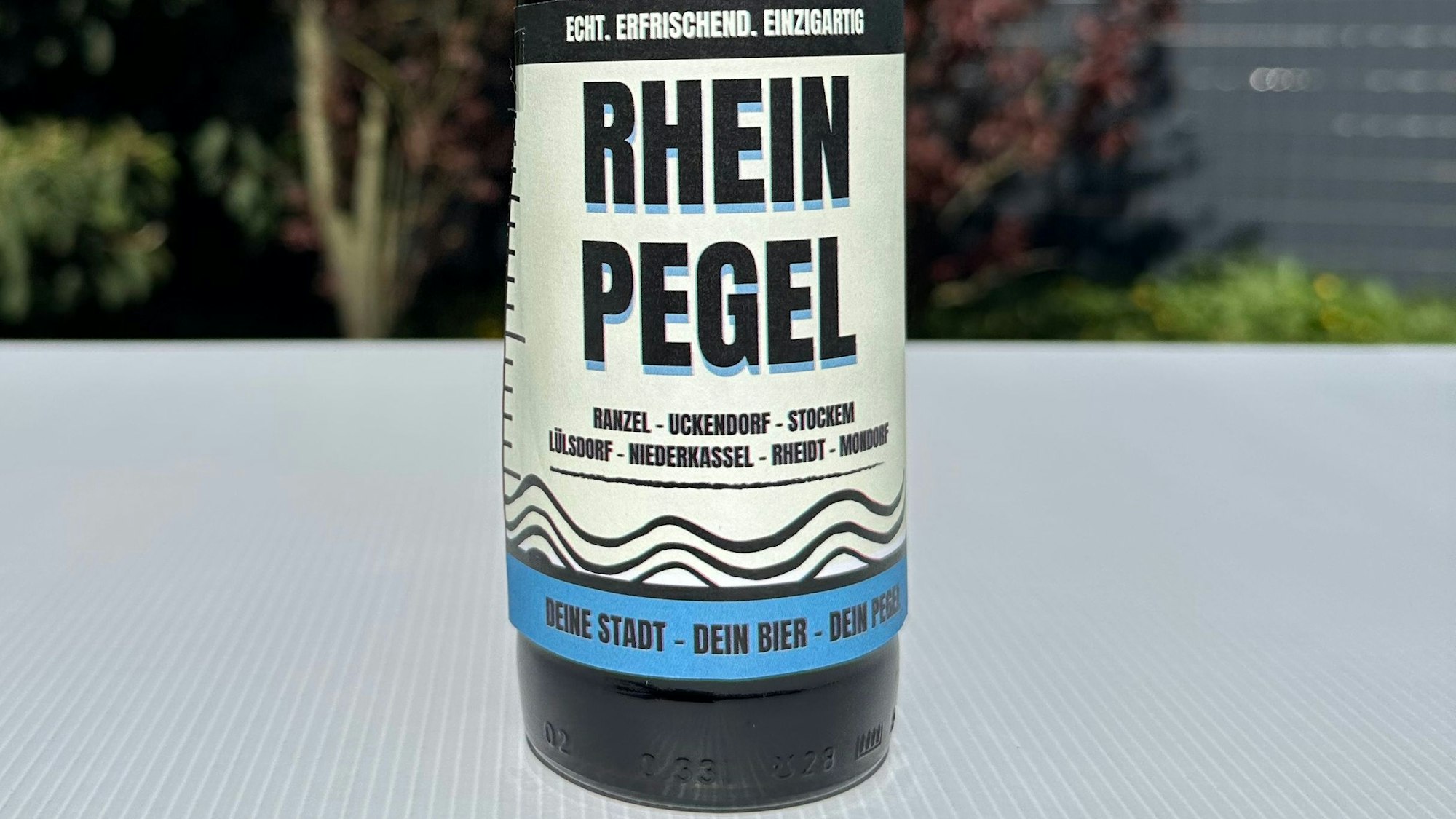 Ranzel, Uckendorf, Stockem, Lülsdorf, Niederkassel, Rheidt und Mondorf - die Stadtteile in Niederkassel sind auf dem Etikett des neuen Biers zu entdecken.