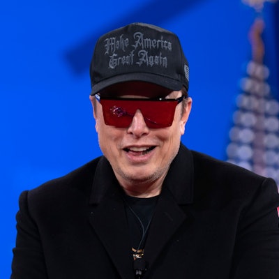 Elon Musk, Tech-Milliardär, spricht auf der Conservative Political Action Conference (CPAC) im Gaylord National Resort & Convention Center.