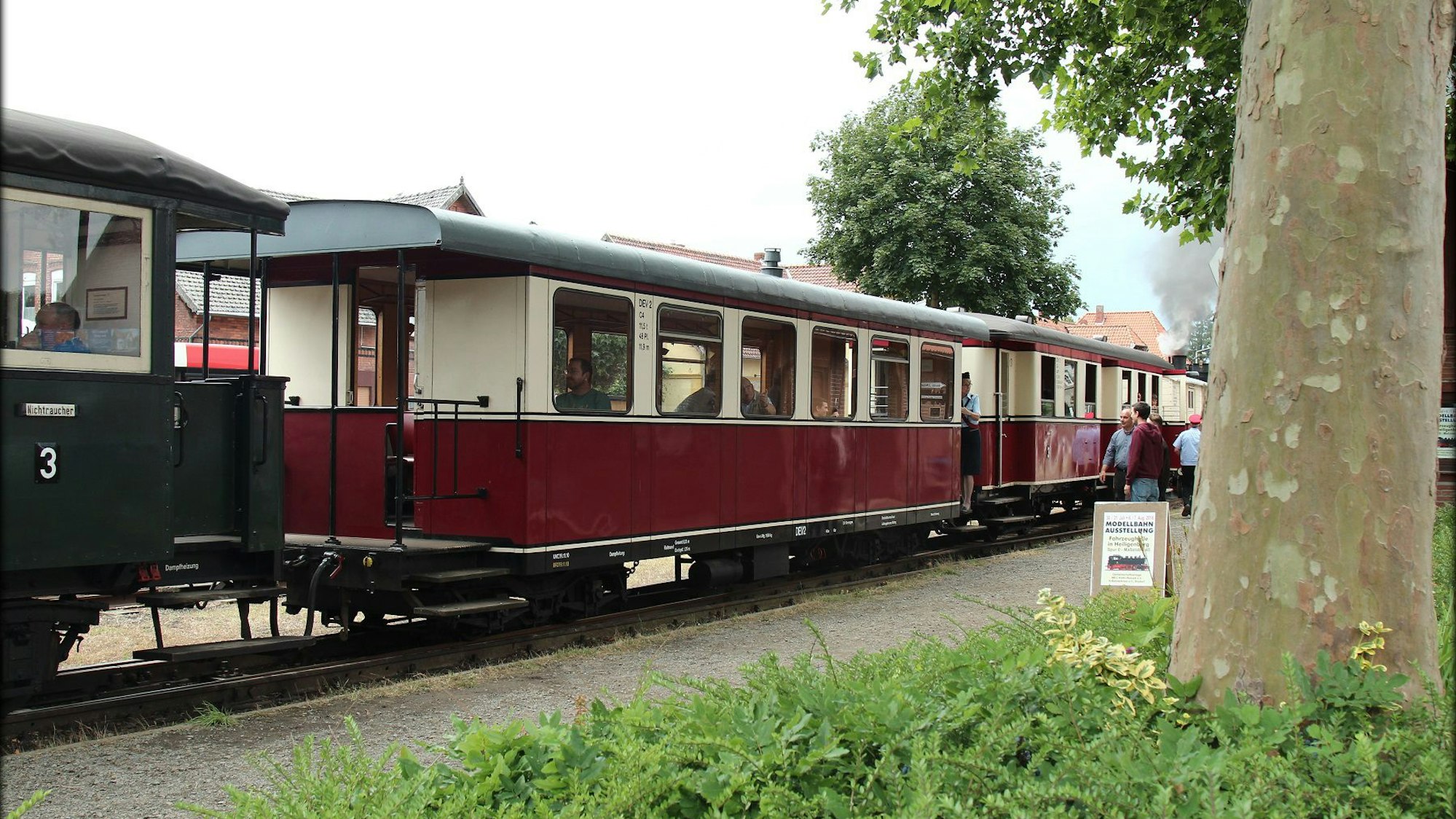 Wagen der Selfkantbahn im Kreis Heinsberg.