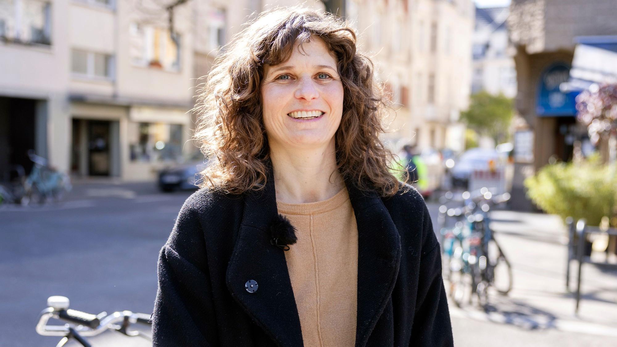 Britta Buch, die neue Fußverkehrsbeauftragte der Stadt Köln