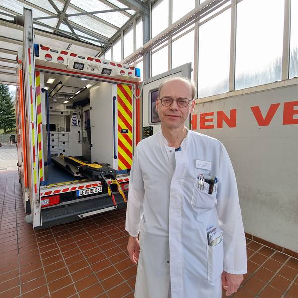 Felix Lachmann, Leiter Notaufnahme Remigius-krankenhaus Leverkusen-Opladen