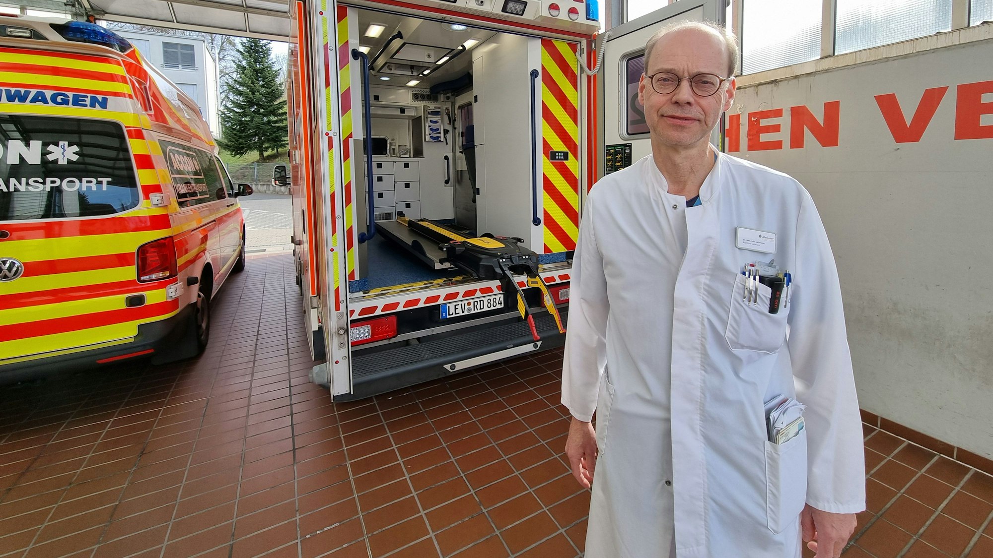 Felix Lachmann, Leiter Notaufnahme Remigius-krankenhaus Leverkusen-Opladen