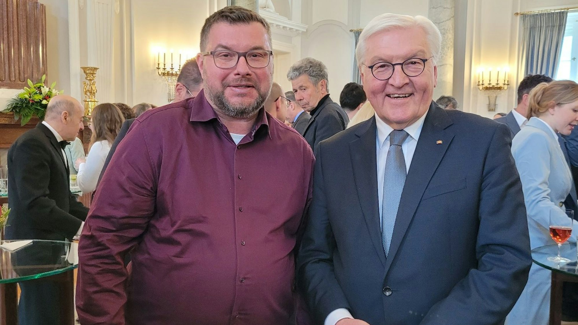 Timm Fischer und Frank-Walter Steinmeier