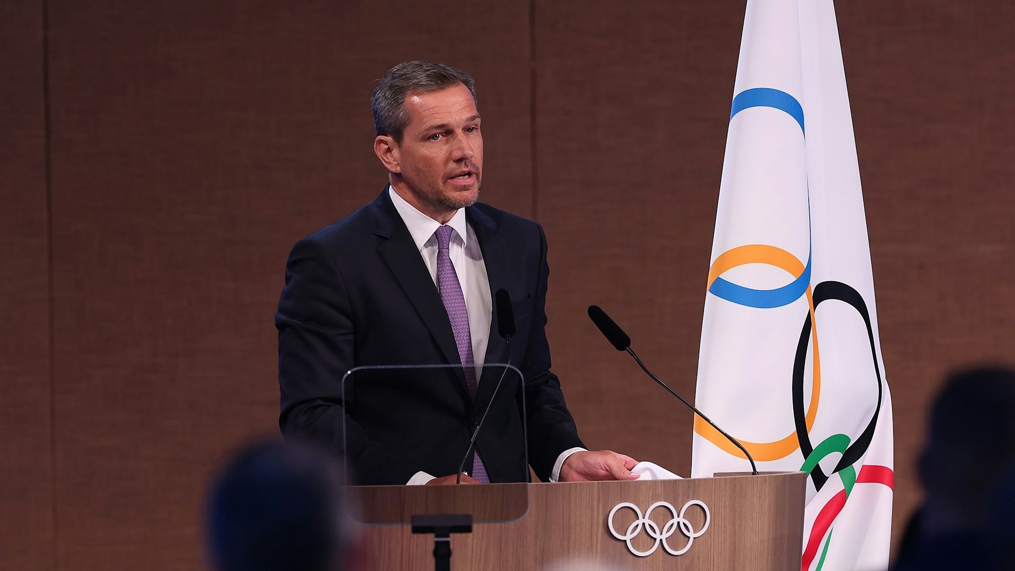Michael Mronz wurde im Oktober 2023 als IOC-Mitglied vereidigt. Damit ist er auch Mitglied des DOSB-Vorstands.