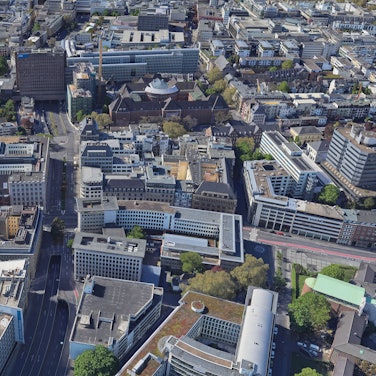 Die Tunnelanlage an der Tunisstraße in der Kölner Innenstadt