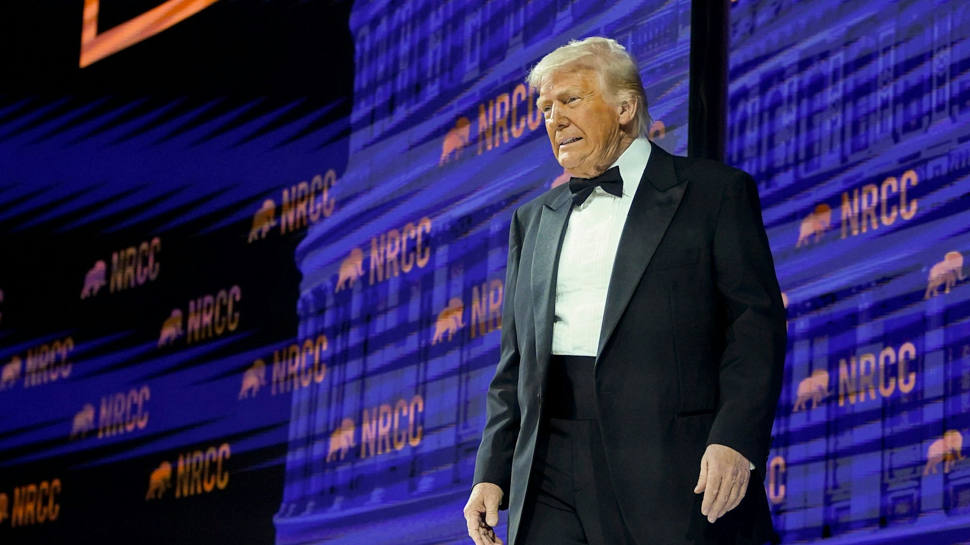 US-Präsident Donald Trump im National Building Museum am Dienstag.