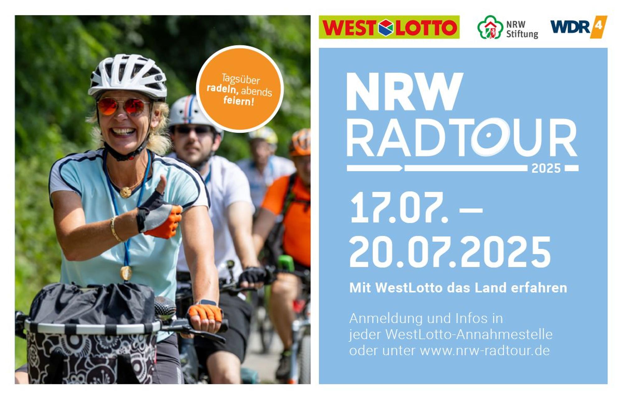 NRW-Radtour vom 17. - 20- Juli.