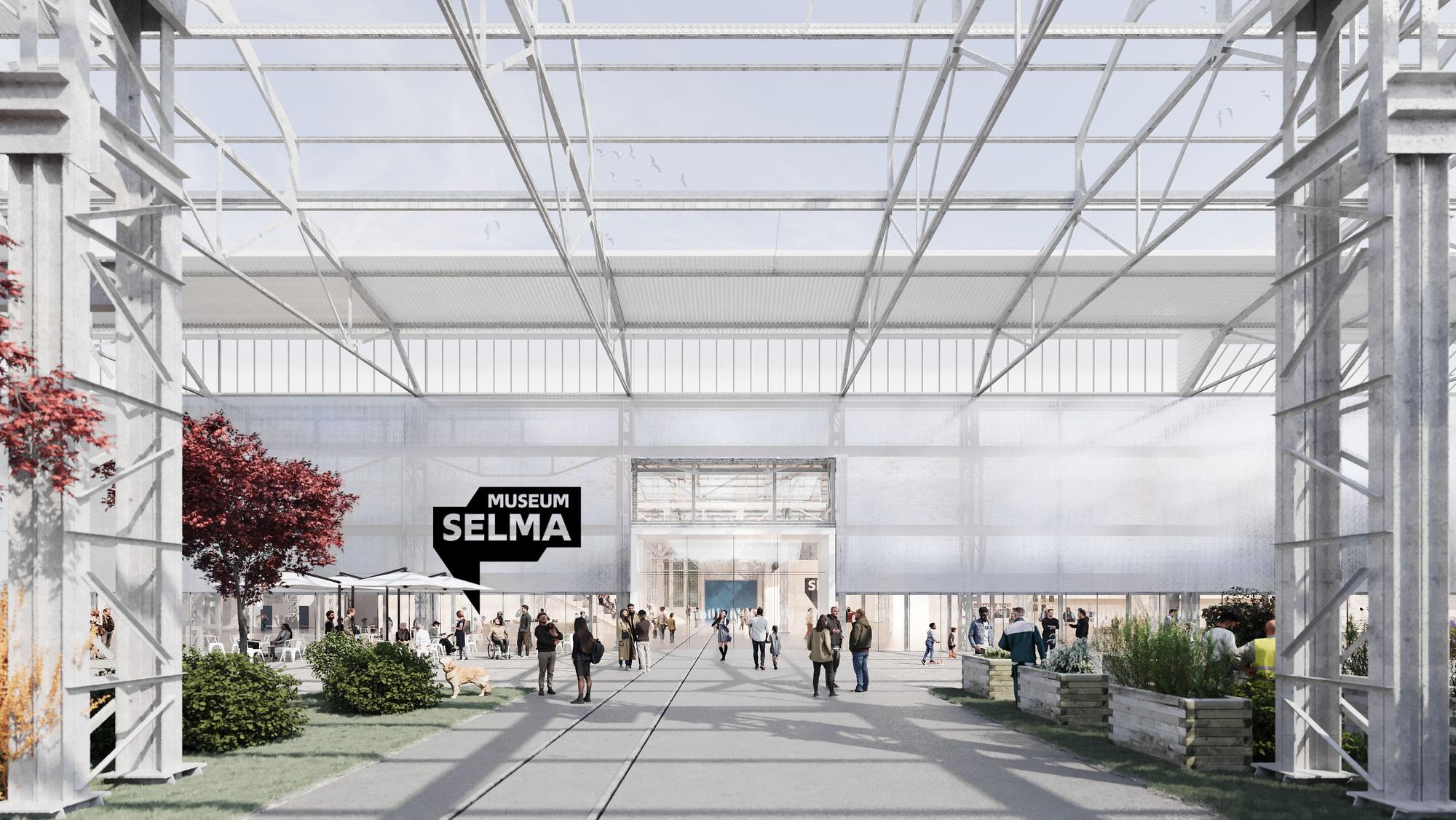 Die ursprünglichen Visualisierungen für das Museum Selma in den Hallen Kalk.
