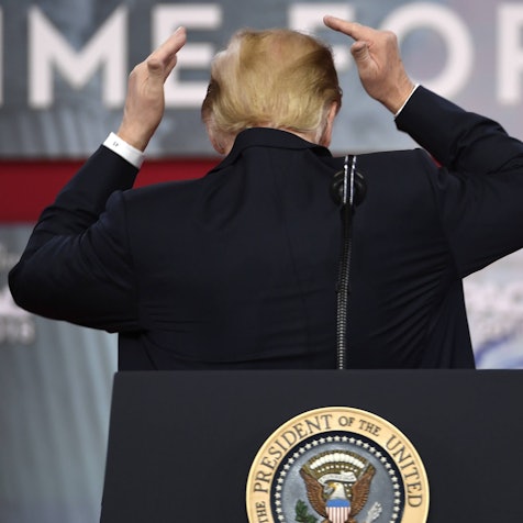 US-Präsident Donald Trump spricht auch gerne über seine Haarpracht.