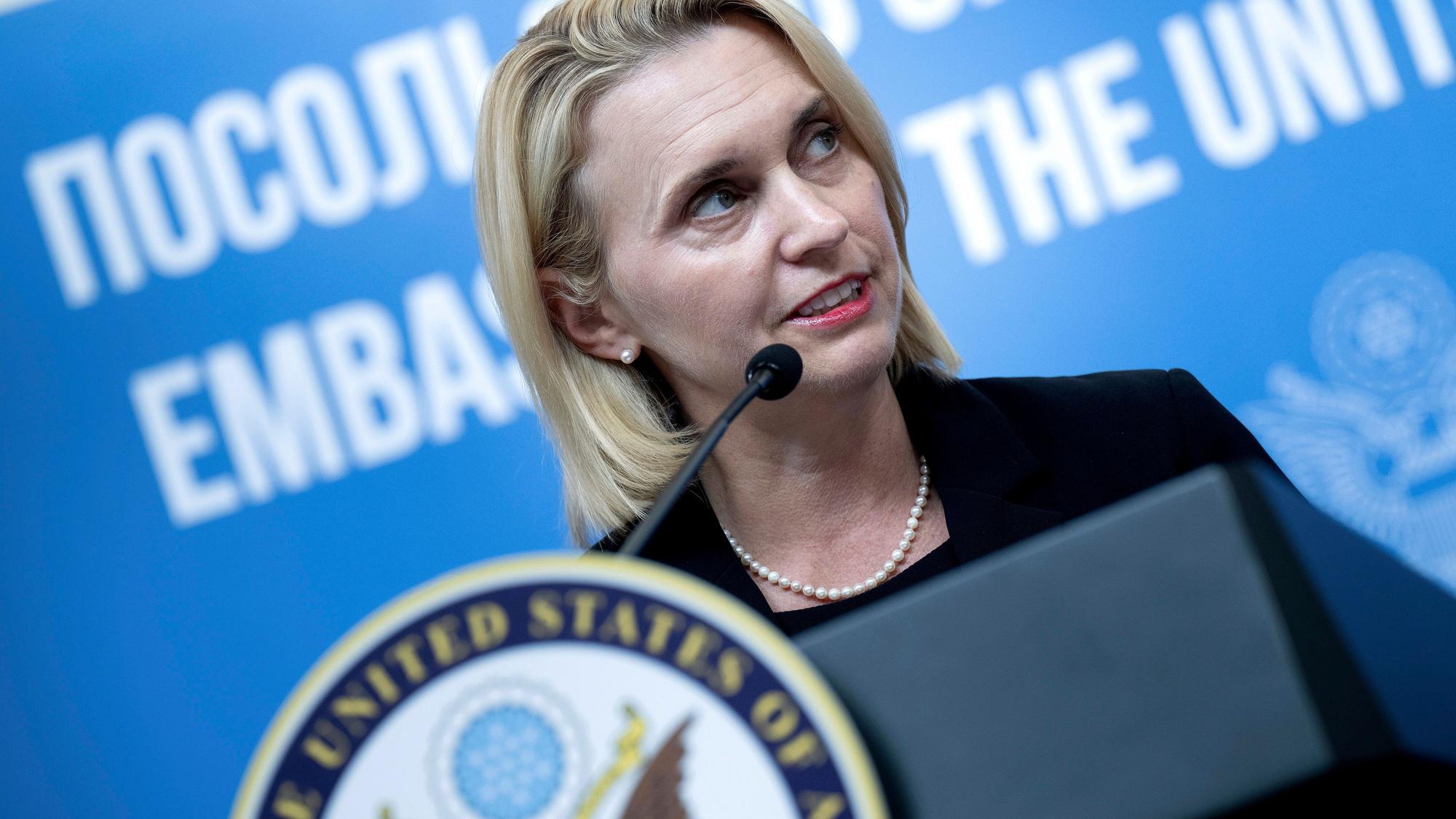 Bridget Brink war US-Botschafterin in der Ukraine. Sie nennt Trumps Politik als Rücktrittsgrund. (Archivbild)