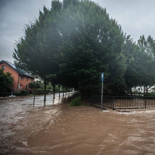 Hochwasser in der Wiembachallee