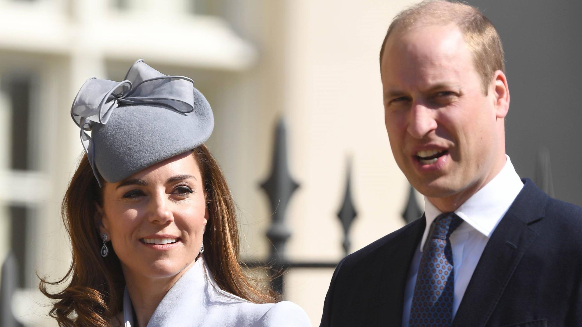 Prinzessin Kate und Prinz William beim Ostergottesdienst 2019.