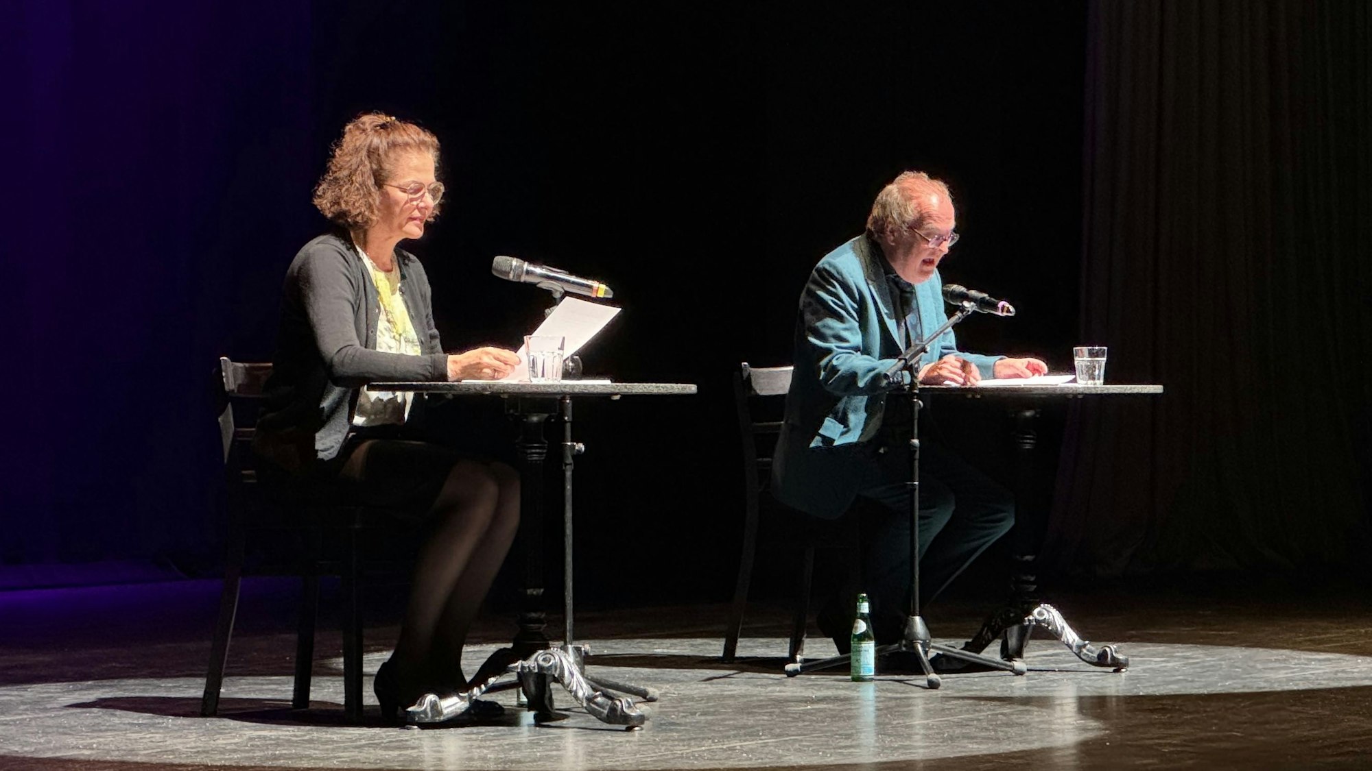 Lesung auf der Bühne