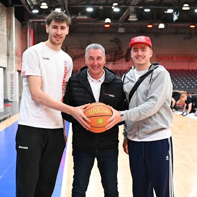 Barmer 2. Basketball Bundesliga ProB: Rheinstars Koeln am 09.04.2025 im Motorworld Köln in Koeln (Nordrhein-Westfalen)