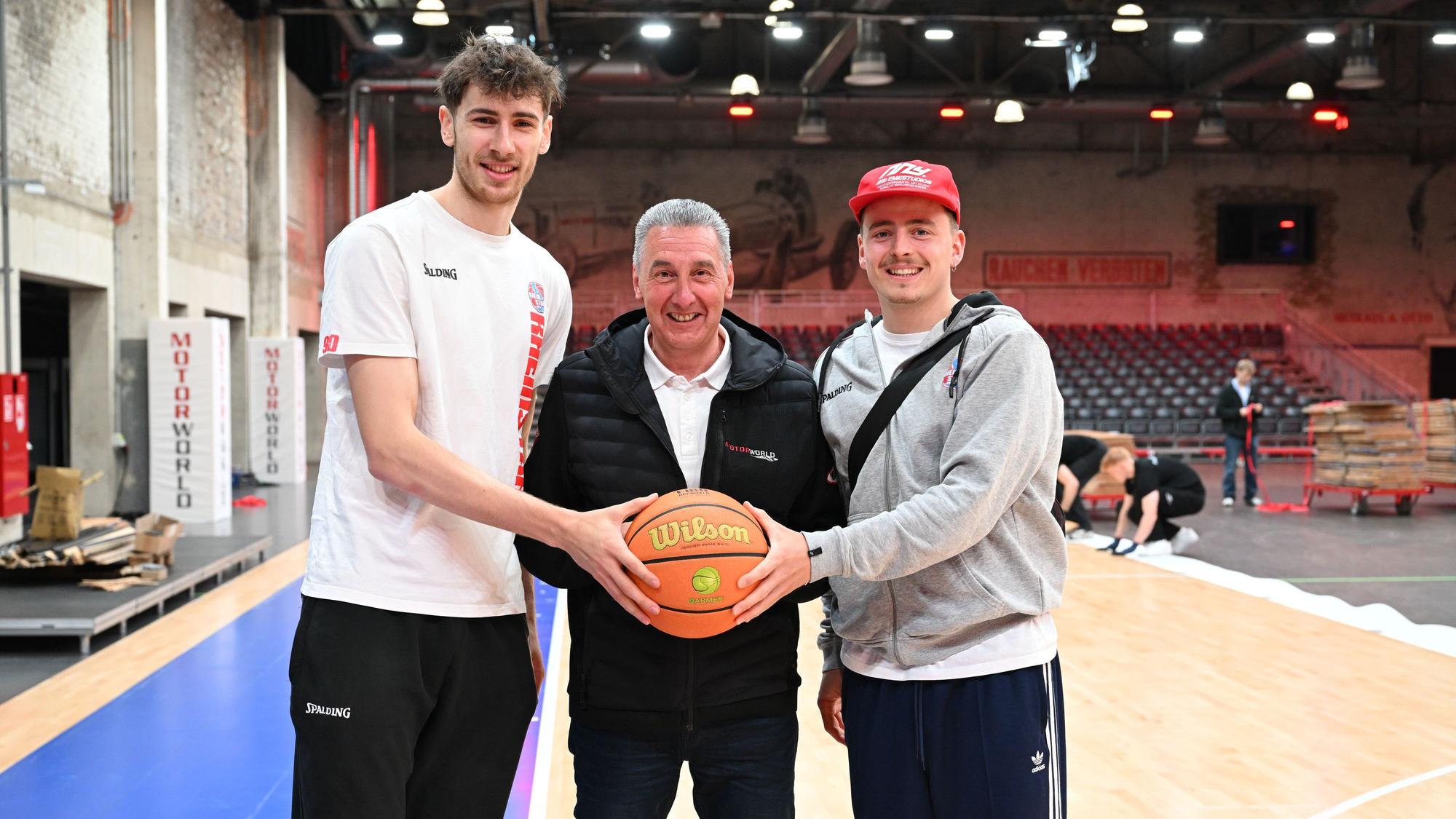 Barmer 2. Basketball Bundesliga ProB: Rheinstars Koeln am 09.04.2025 im Motorworld Köln in Koeln (Nordrhein-Westfalen)