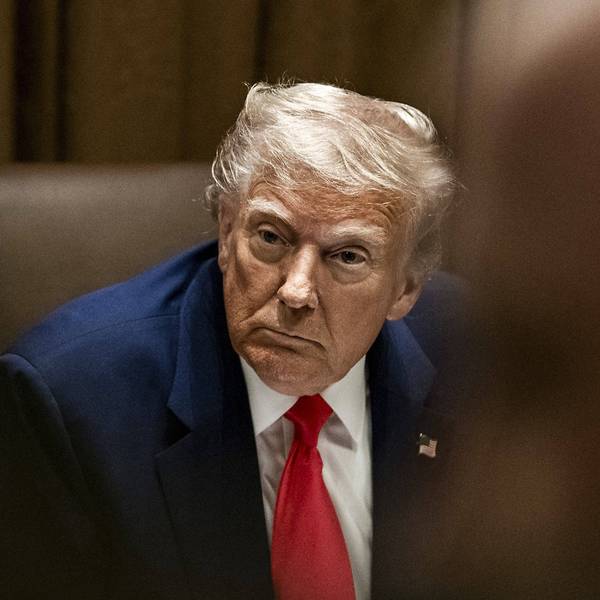 US-Präsident Donald Trump bei einer Kabinettssitzung am Donnerstag in Washington. (Archivbild)