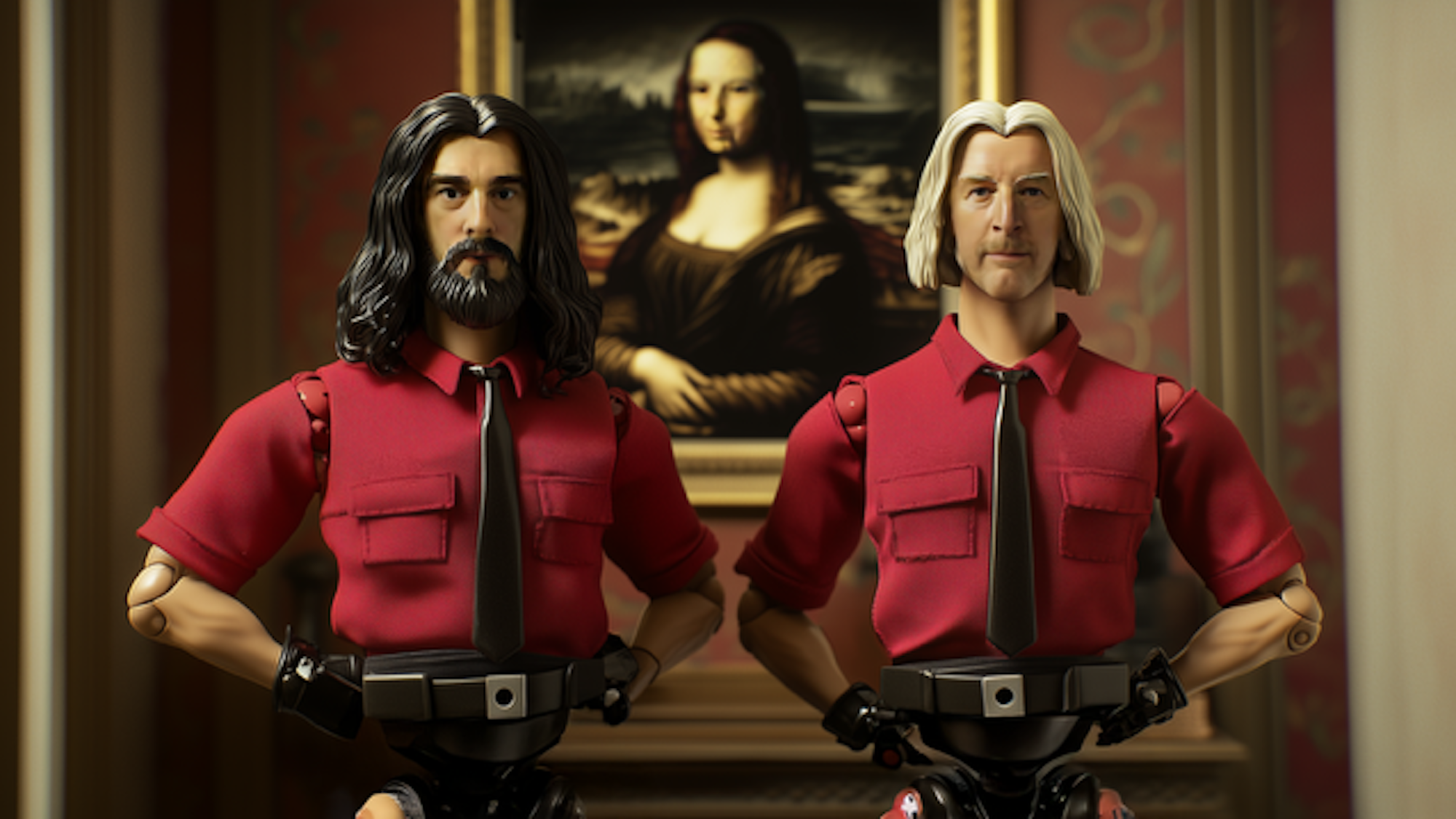 Das Bild zeigt einen Ausschnitt aus dem KI-generierten Video zur titelgebenden Single des neuen Albums von Meese x Hell.